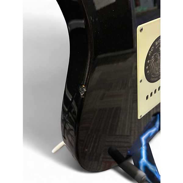 Used Yamaha EG112C BLACK SPARKLE Solid Body Electric Guitar