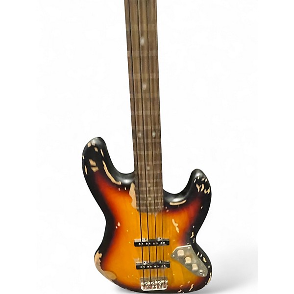 Used Vintage V74JP 2 Color Sunburst Electric Bass Guitar