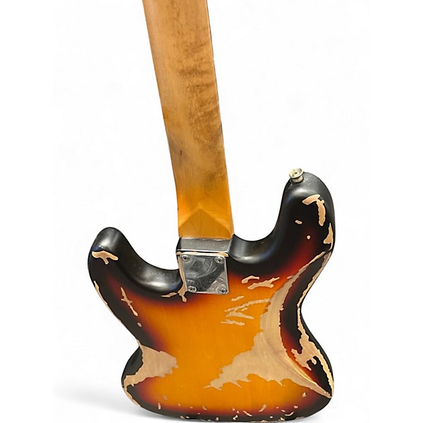 Used Vintage V74JP 2 Color Sunburst Electric Bass Guitar