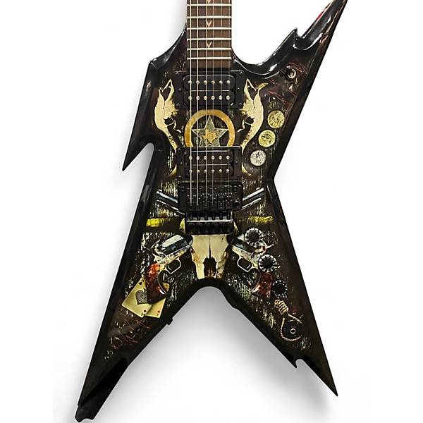 Used Dean RAZORBACK LONESTAR Lonestar Graphic Solid Body Electric Guitar