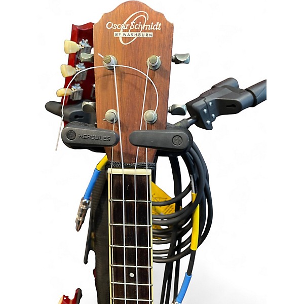 Used Oscar Schmidt OU6LCE Tenor Natural Ukulele