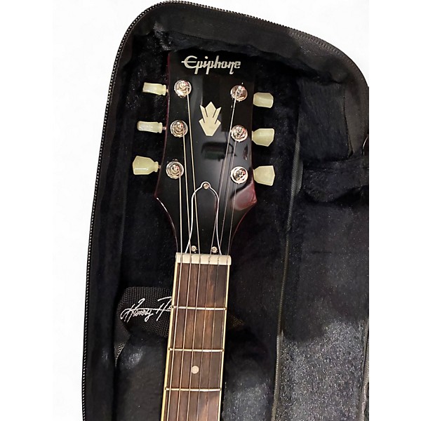 Used Epiphone ES-335 IG Candy Apple Red Hollow Body Electric Guitar