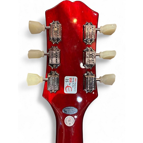 Used Epiphone ES-335 IG Candy Apple Red Hollow Body Electric Guitar