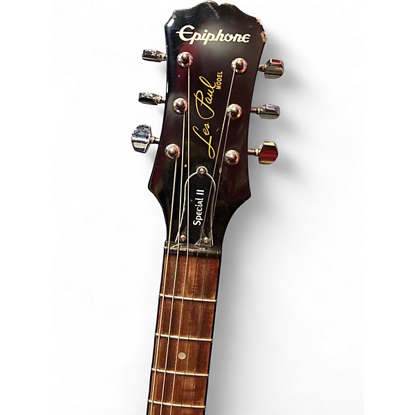 Used Epiphone Les Paul Special II Blue Solid Body Electric Guitar