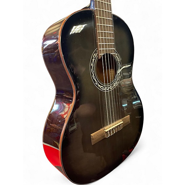 Used Dean ECBKB Trans Gray Classical Acoustic Guitar