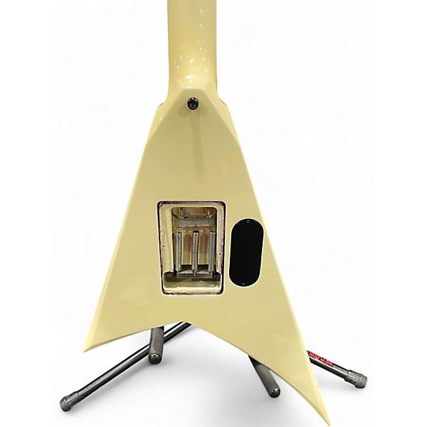 Used Jackson USA Custom RR Flying V Olympic Pearl Solid Body Electric Guitar