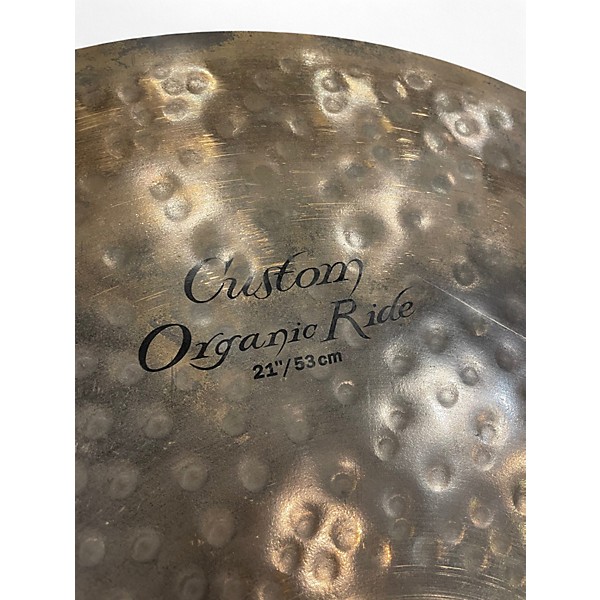Used Zildjian 21in CUSTOM ORGANIC RIDE Cymbal