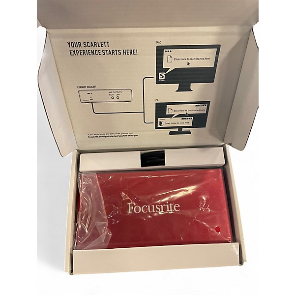 Used Focusrite Scarlett 2i2 Gen 3 Audio Interface