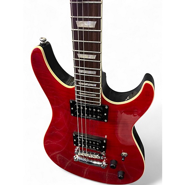 Used G&L ASCARI GTS Modified Crimson Red Trans Solid Body Electric Guitar