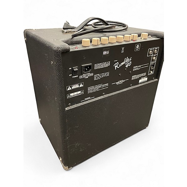 Used Fender Rumble V3 40W 1x10 Bass Combo Amp
