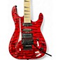 Used Jackson JS34Q Dinky Trans Red Solid Body Electric Guitar