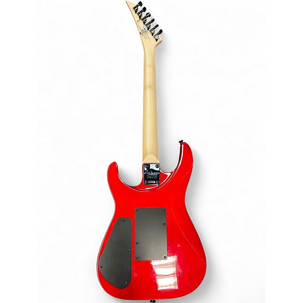 Used Jackson JS34Q Dinky Trans Red Solid Body Electric Guitar