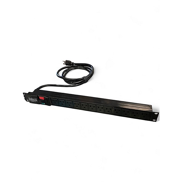 Used Talent PRM-12 Rack Mount 12 Outlet Power Strip with 6 ft. 14/3 SJT Power Conditioner