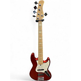 Used Sire MARCUS MILLER V7 5 STRING Metallic Red Electric Bass Guitar