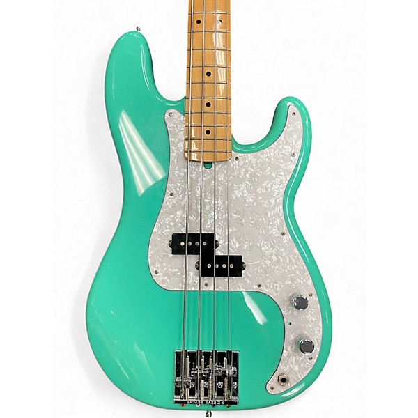 Used Fender Vintera 50s Precision Bass Seafoam Green Electric Bass Guitar