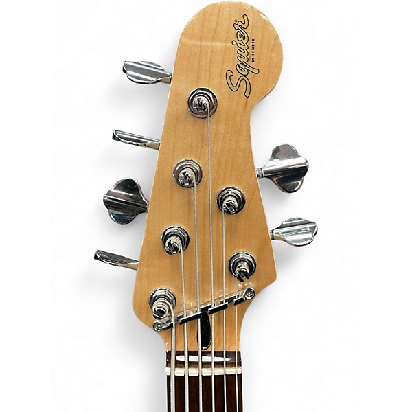 Used Squier Affinity Jazz Bass VI Black Electric Bass Guitar