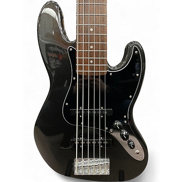 Used Squier Affinity Jazz Bass VI Black Electric Bass Guitar