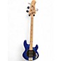 Used Sterling by Music Man STINGRAY 4 Blue Electric Bass Guitar