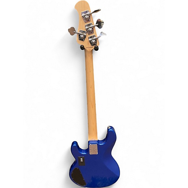 Used Sterling by Music Man STINGRAY 4 Blue Electric Bass Guitar