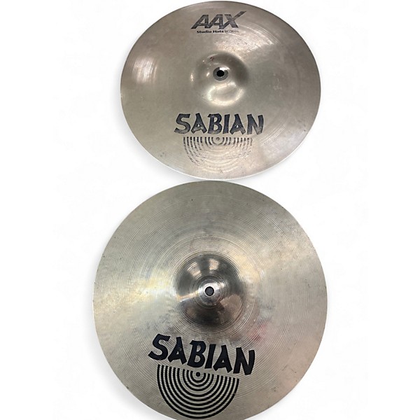 Used SABIAN 14in AAX STUDIO HATS Cymbal