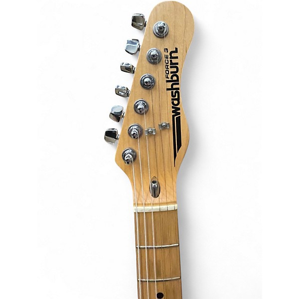 Used Washburn Force 3 Vintage White Solid Body Electric Guitar