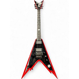 Used Dean Dimebag Razorback V 255 red bevel Solid Body Electric Guitar