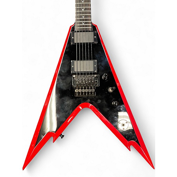 Used Dean Dimebag Razorback V 255 red bevel Solid Body Electric Guitar