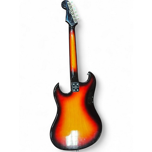 Vintage 1960s Conrad bison 2 Color Sunburst Solid Body Electric Guitar