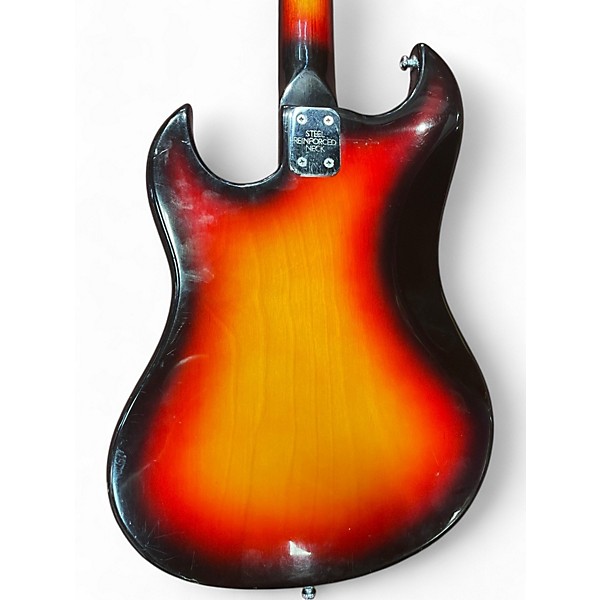 Vintage 1960s Conrad bison 2 Color Sunburst Solid Body Electric Guitar