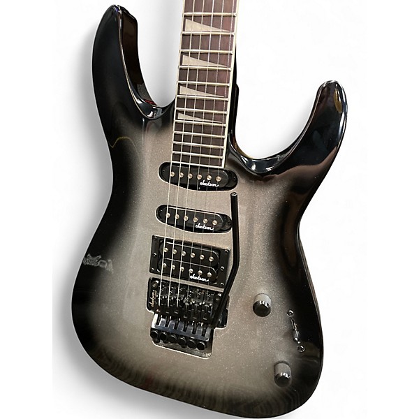 Used Jackson JS34Q Dinky Silverburst Solid Body Electric Guitar