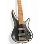 Used Ibanez SR305 5 String Silver burst Electric Bass Guitar