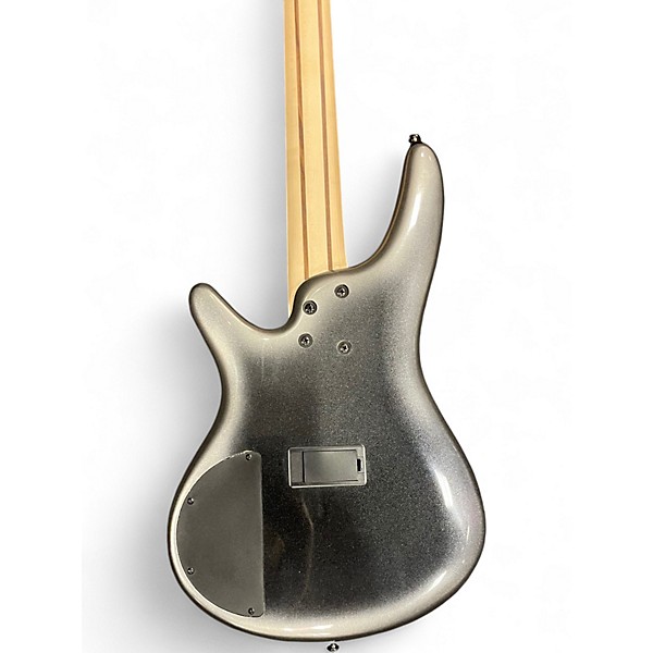 Used Ibanez SR305 5 String Silver burst Electric Bass Guitar
