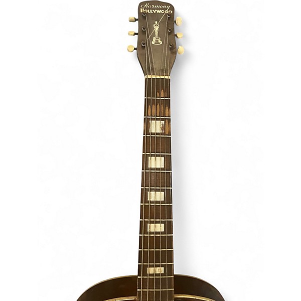 Used Harmony Hollywood Sunburst Hollow Body Electric Guitar