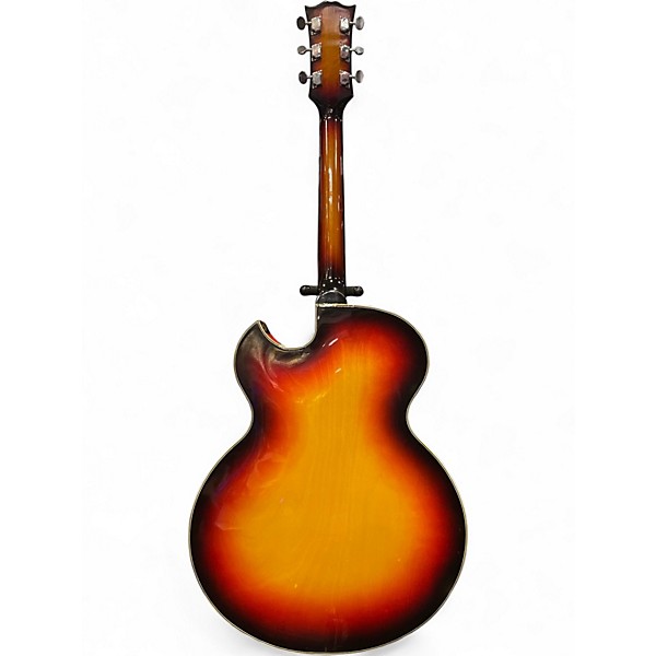 Used Univox Pro Sunburst Hollow Body Electric Guitar