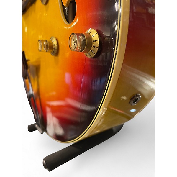 Used Univox Pro Sunburst Hollow Body Electric Guitar