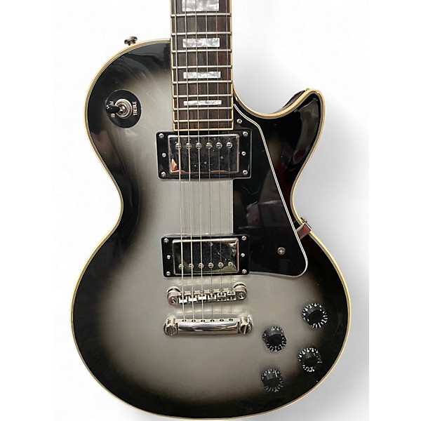Used Epiphone Les Paul Custom Pro SILVER BURST Solid Body Electric Guitar