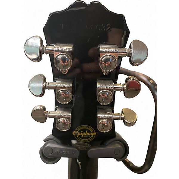 Used Epiphone Les Paul Custom Pro SILVER BURST Solid Body Electric Guitar