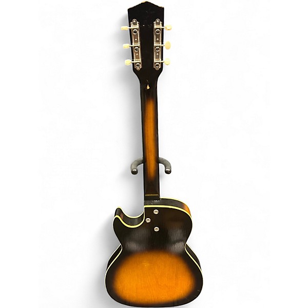 Vintage 1960 Airline STRATOTONE 2 Color Sunburst Solid Body Electric Guitar