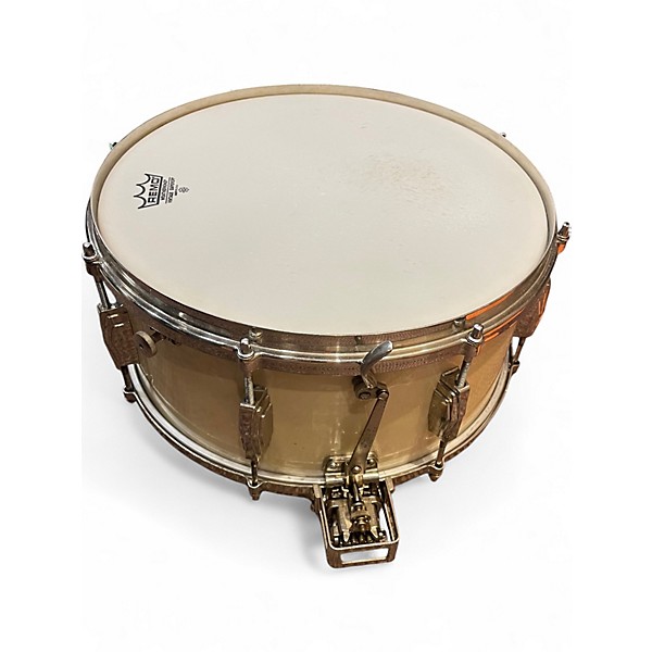 Vintage 1940s Ludwig 6.5X14 SUPER SWING WHITE MARINE PEARL Drum