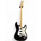 Used Fender Special Edition Player Stratocaster Black and White Solid Body Electric Guitar thumbnail