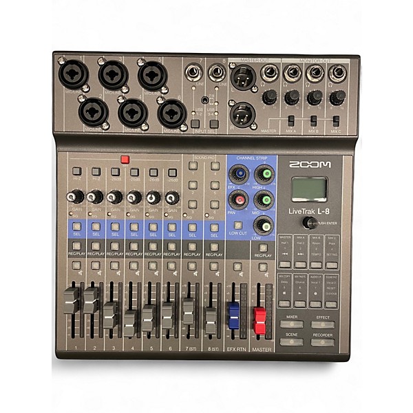 Used Zoom Livetrak L-8 Unpowered Mixer