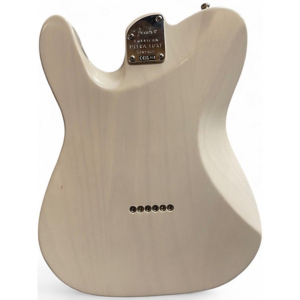 Used Fender Ultra Luxe Telecaster Vintage White Blonde Solid Body Electric Guitar