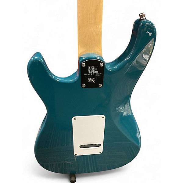 Used PRS SE Silver Sky NYLON BLUE Solid Body Electric Guitar