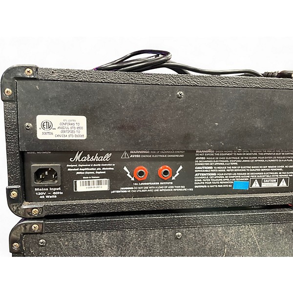 Used Marshall MG15MSZW Solid State Guitar Amp Head