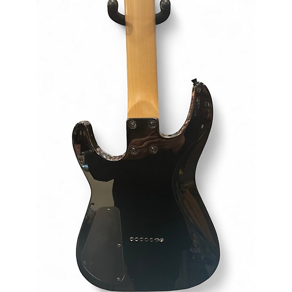 Used Jackson JS22Q-7 Transparent Black Solid Body Electric Guitar