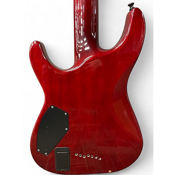 Used Schecter Guitar Research Hellraiser C7 7 String Red Solid Body Electric Guitar