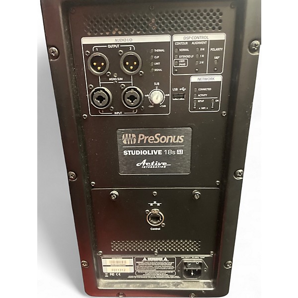 Used PreSonus 18s AI Powered Subwoofer