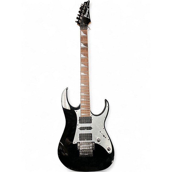 Used Ibanez RG350EX Black Solid Body Electric Guitar Black