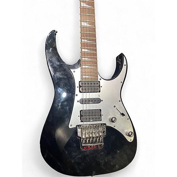 Used Ibanez RG350EX Black Solid Body Electric Guitar