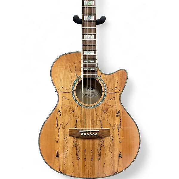 Used ESP LTD Xtone Series Spalted Maple Acoustic Electric Guitar